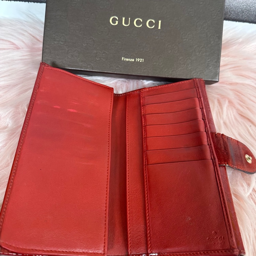 Gucci Red Women's Wallet - Picture 4 of 12